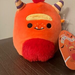 Squishmallows Ernest Orange Monster 4.5” Plush Toy NWT 2022